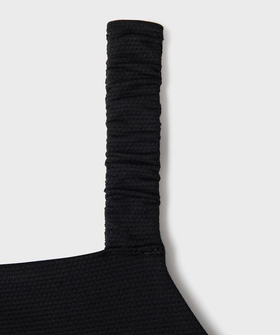 Maillot de bain 2 pièces en maille texturée fille vue2 - GEMO (JUNIOR) - GEMO