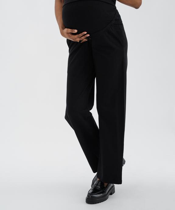 Legging de maternité coupe regular avec bandeau haut vue1 - GEMO 4G MATERN - GEMO