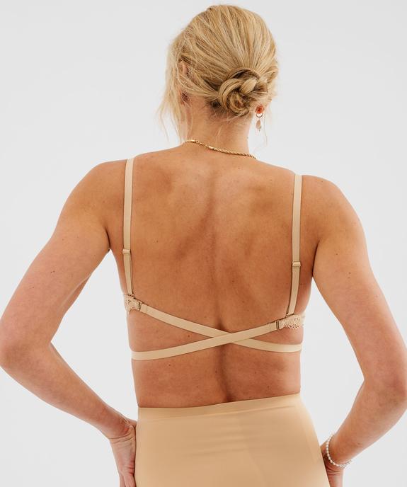 Soutien-gorge à armatures avec bretelles multipositions vue4 - GEMO(HOMWR FEM) - GEMO