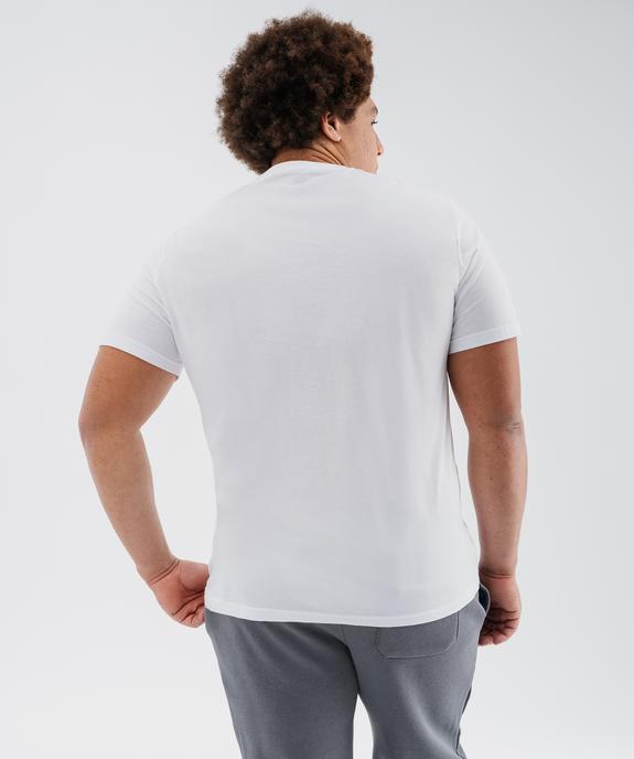 Tee-shirt à manches courtes et col V homme vue14 - GEMO 4G HOMME - GEMO