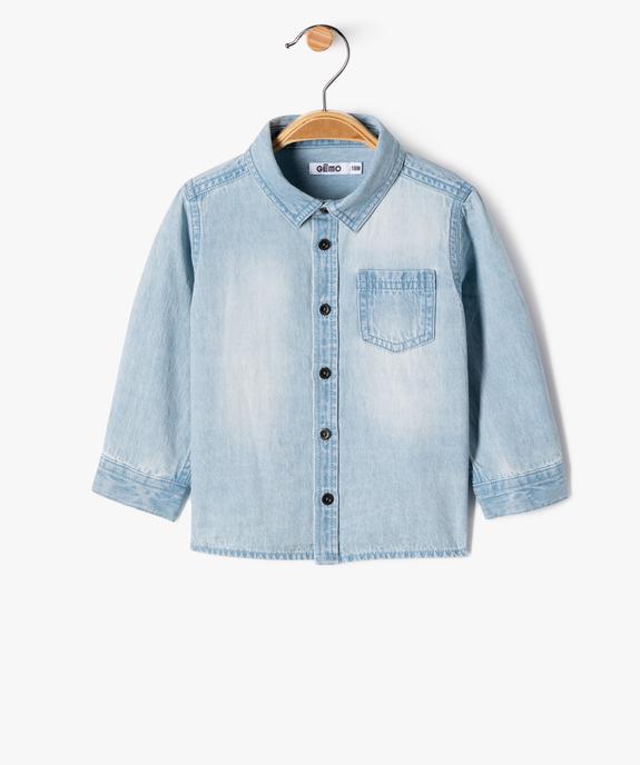 Ensemble 2 pièces chemise et tee-shirt bébé garçon vue3 - GEMO(BEBE DEBT) - GEMO