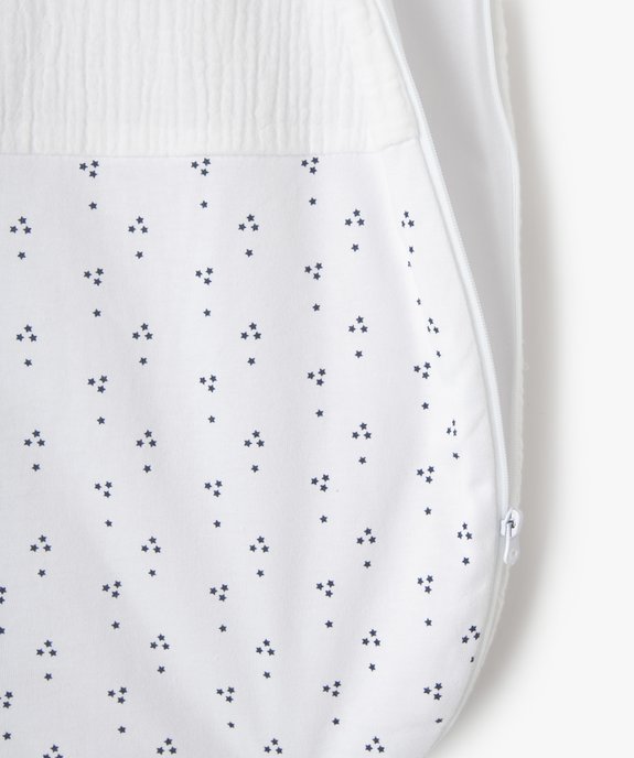 Gigoteuse bimatière à motifs étoiles TOG 2.5 vue3 - GEMO(BB COUCHE) - GEMO