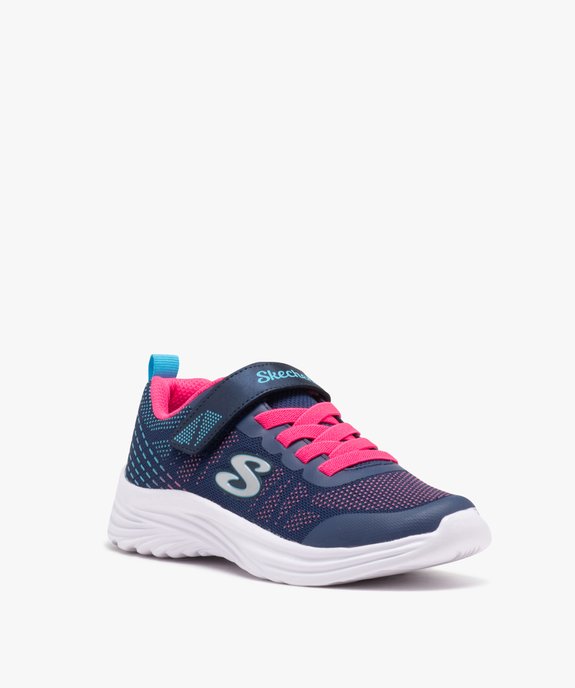 Baskets fille running en mesh à reliefs - Skechers  vue2 - SKECHERS - GEMO