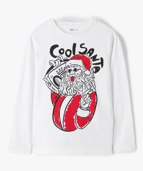Tee-shirt garçon à manches longues spécial Noël vue1 - GEMO (JUNIOR) - GEMO