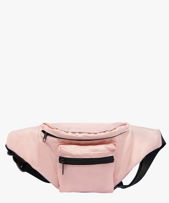 Sac banane femme en polyester recyclé vue1 - GEMO 4G FEMME - GEMO