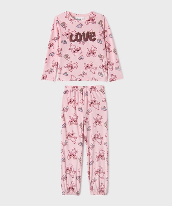Pyjama avec motifs Stitch fille - Disney vue1 - LILO & STITCH - GEMO