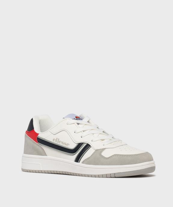 Baskets basses multicolores à lacets garçon - Ellesse vue3 - ELLESSE - GEMO