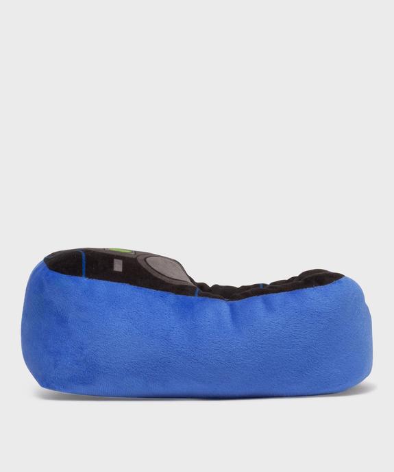 Chaussons en volume fantaisie motif jeu vidéo garçon bleu foncé vue3 - GEMO (ENFANT) - GEMO