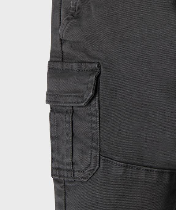 Pantalon cargo résistant avec taille ajustable bébé garçon vue4 - GEMO 4G BEBE - GEMO