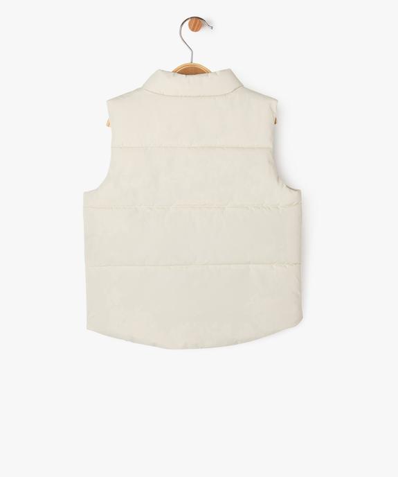 Blouson matelassé sans manches bébé garçon - LuluCastagnette vue4 - LULUCASTAGNETTE - GEMO