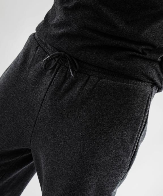 Pantalon de jogging avec intérieur molletonné homme vue2 - GEMO 4G HOMME - GEMO