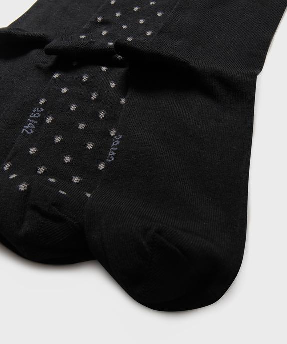 Chaussettes hautes à motifs homme (lot de 3) vue2 - GEMO(HOMWR HOM) - GEMO