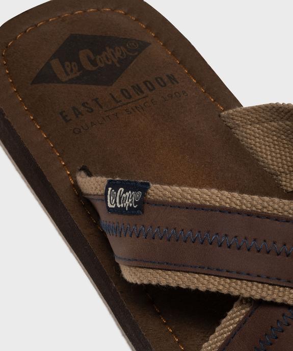 Mules à larges brides croisées homme - Lee Cooper vue6 - LEE COOPER - GEMO