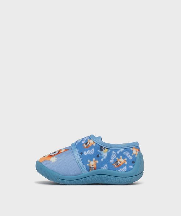 Chaussons fermeture scratch bébé avec motif Bluey - Ludo Studio vue3 - BLUEY - GEMO