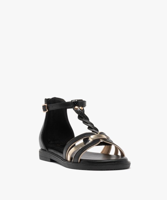 Sandales multibrides à talon fermé femme vue2 - VALENTINA BALDA - GEMO