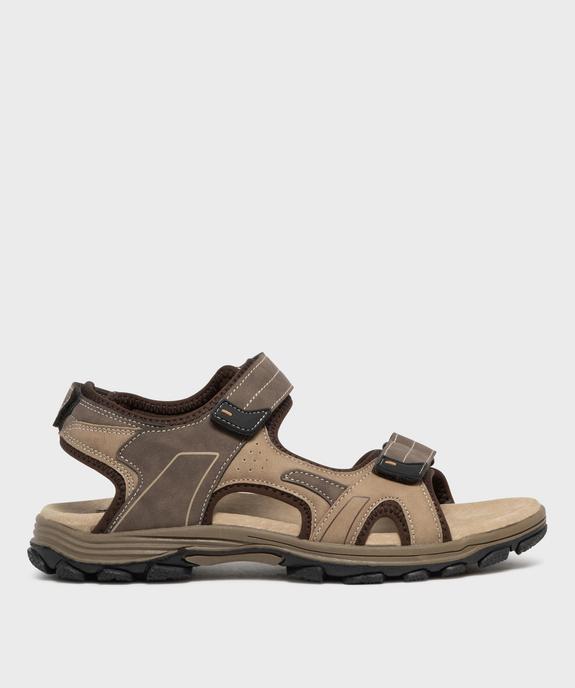 Sandales look sportif à scratch homme - G'Flex vue1 - G'FLEX - GEMO