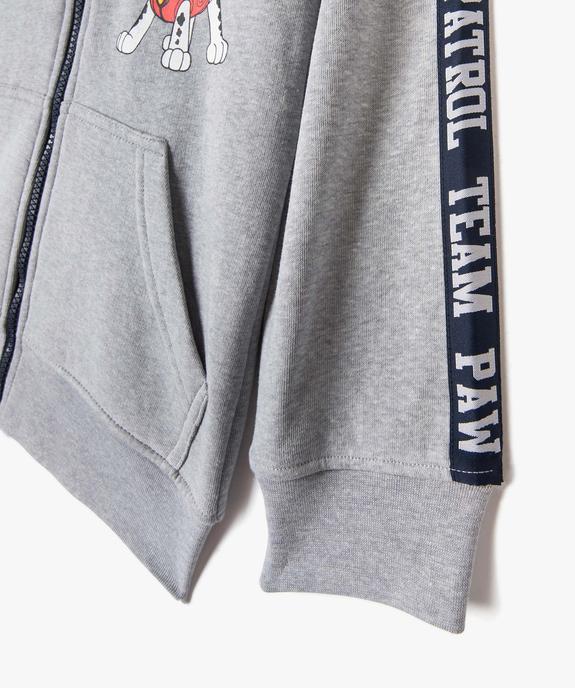 Sweat garçon à capuche zippé avec motif - Pat Patrouille vue4 - PAT PATROUILLE - GEMO