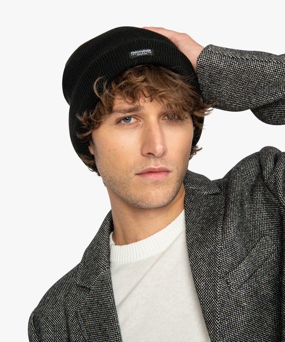 Bonnet en maille fine pour homme avec doublure isolante en polaire - 3M vue1 - GEMO (ACCESS) - GEMO