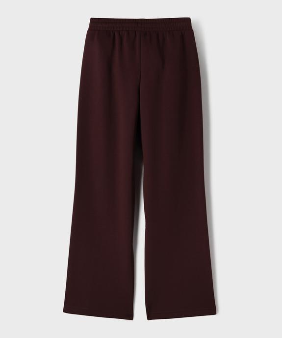 Pantalon de sport coupe large fille vue3 - GEMO (JUNIOR) - GEMO