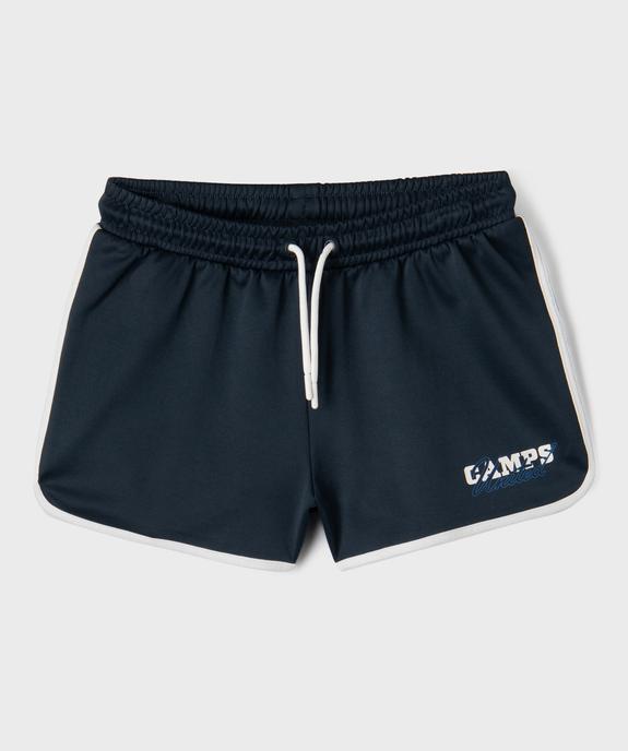 Short de sport à taille élastiquée fille - Camps United vue1 - CAMPS US - GEMO