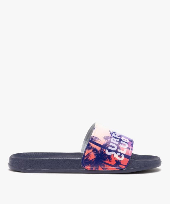 Mules de piscine garçon style surf décor soleil couchant vue1 - GEMO (PLAGE) - GEMO