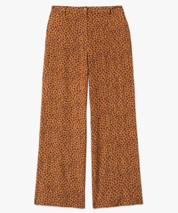 Pantalon ample imprimé femme vue4 - GEMO(FEMME PAP) - GEMO