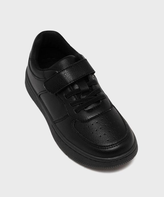 Baskets à scratch unies garçon - 5 Miles vue5 - 5 MILES - GEMO