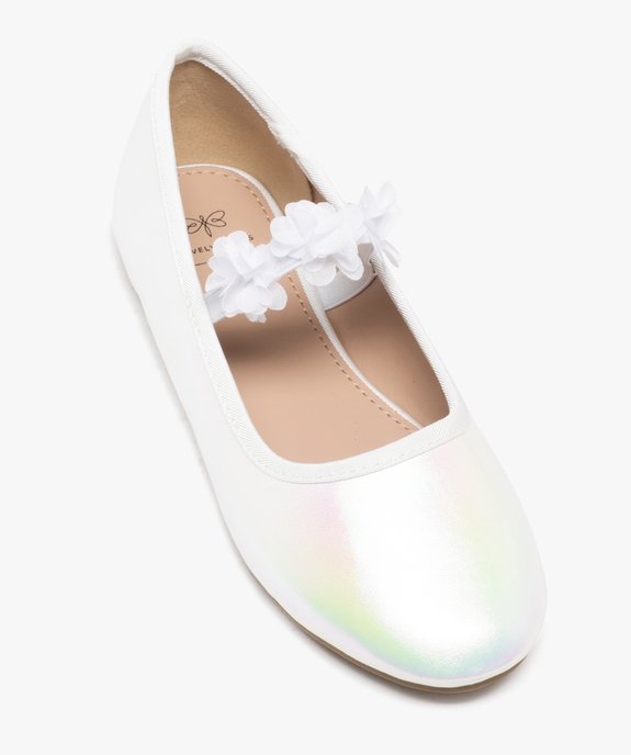 Ballerines irisées avec fleurs en tissu fille vue5 - LOVELY WINGS - GEMO