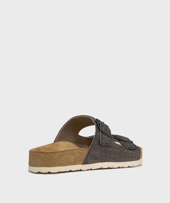 Mules anatomiques légères à  brides pailletées femme - Valentina Baldano vue4 - VALENTINA BALDA - GEMO