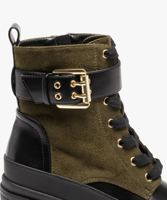 Bottines femme à talon style rock et glamour vue6 - GEMO(URBAIN) - GEMO