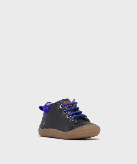 Chaussures premiers pas en cuir bébé garçon - NA! vue2 - NA! GEMO FOR GOOD - GEMO