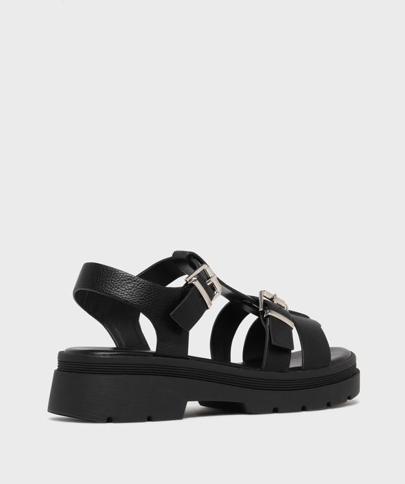 Sandales à brides sur semelle crantée femme - 5 Miles vue4 - 5 MILES - GEMO