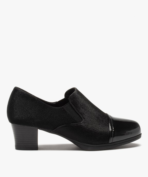 Escarpins femme confort à talon dessus couvrant vue1 - GEMO(URBAIN) - GEMO