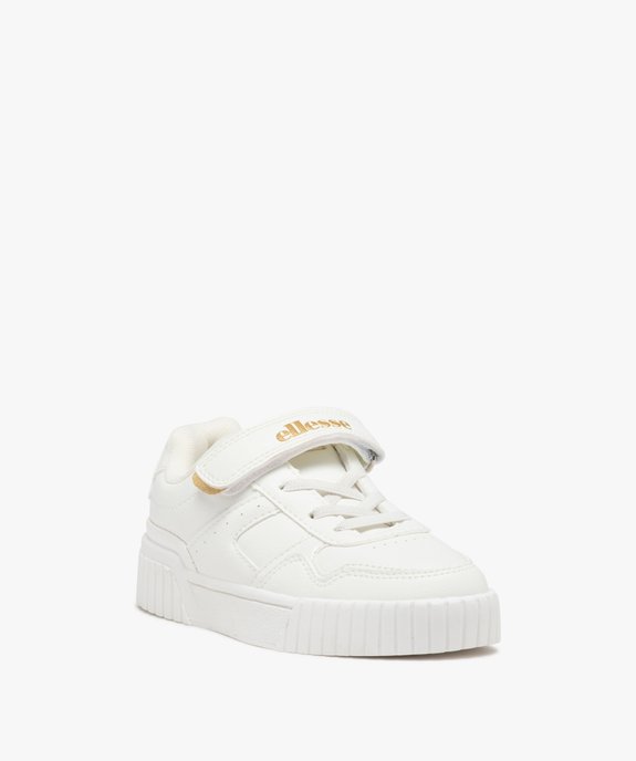 Baskets fille unies à semelle épaisse et à scratch - Ellesse vue2 - ELLESSE - GEMO
