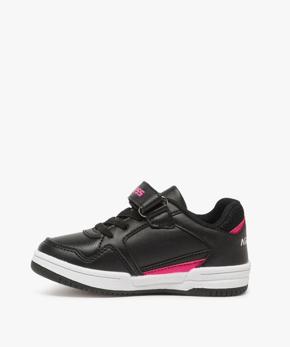 Baskets fille multicolores à scratch - Airness vue3 - AIRNESS - GEMO