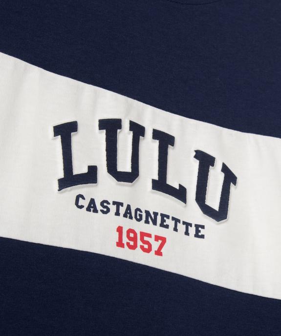 Tee-shirt manches longues bicolore garçon - LuluCastagnette vue3 - LULU CASTAGNETTE GEMO FOR GOOD - GEMO
