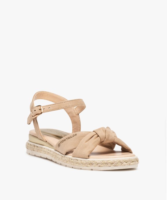 Sandales femme plates à brides drapées – Tom Tailor vue2 - TOM TAILOR - GEMO