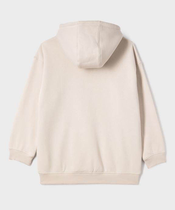 Sweat à capuche avec inscription sur le buste garçon vue4 - GEMO 4G GARCON - GEMO