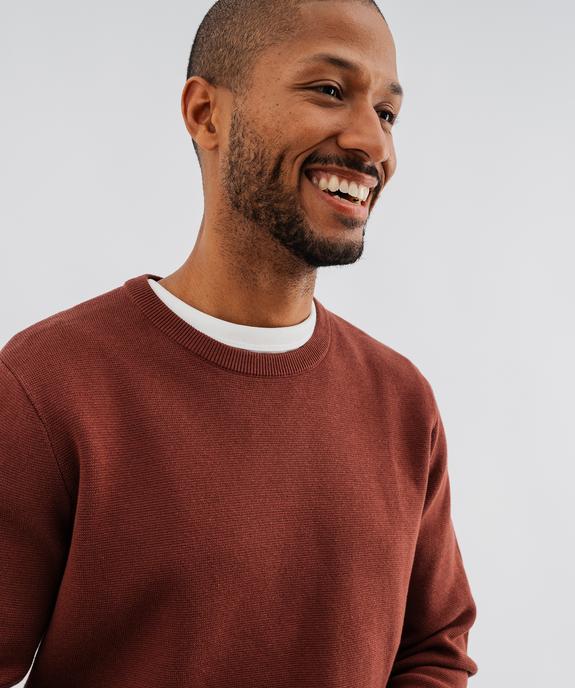 Pull en coton homme vue2 - GEMO (HOMME) - GEMO