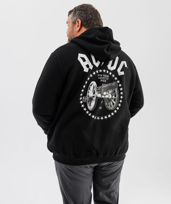 Sweat à capuche zippé imprimé homme - AC/DC vue11 - ACDC - GEMO