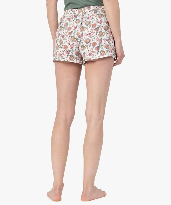 Short de pyjama femme imprimé vue3 - GEMO(HOMWR FEM) - GEMO
