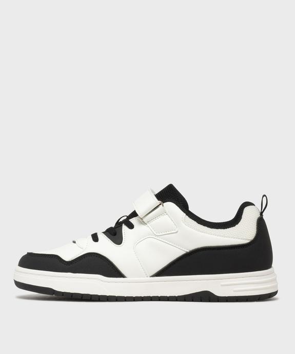 Baskets à scratch bicolore garçon - 5 Miles vue3 - 5 MILES - GEMO