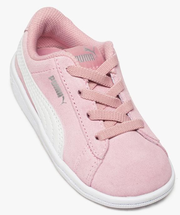 Tennis fille avec lacets élastiques - Puma vue5 - PUMA - GEMO