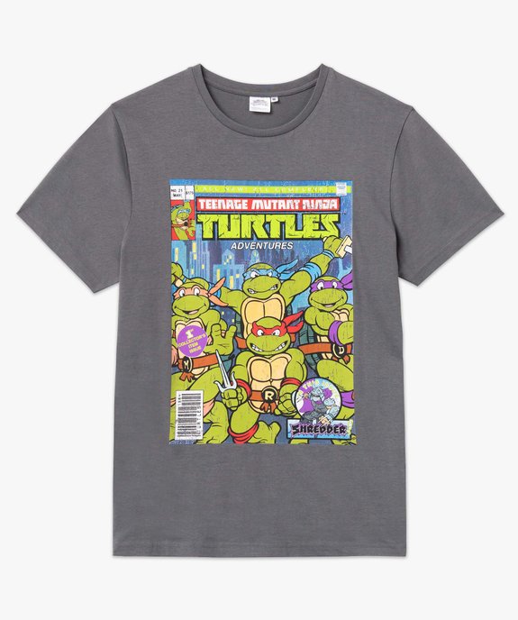 Tee-shirt homme à manches courtes imprimé - Tortues Ninja vue4 - TORTUE NINJA - GEMO