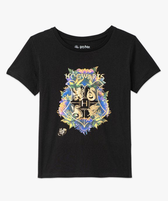 Tee-shirt à manches courtes avec motif pailleté femme - Harry Potter vue4 - HARRY POTTER - GEMO