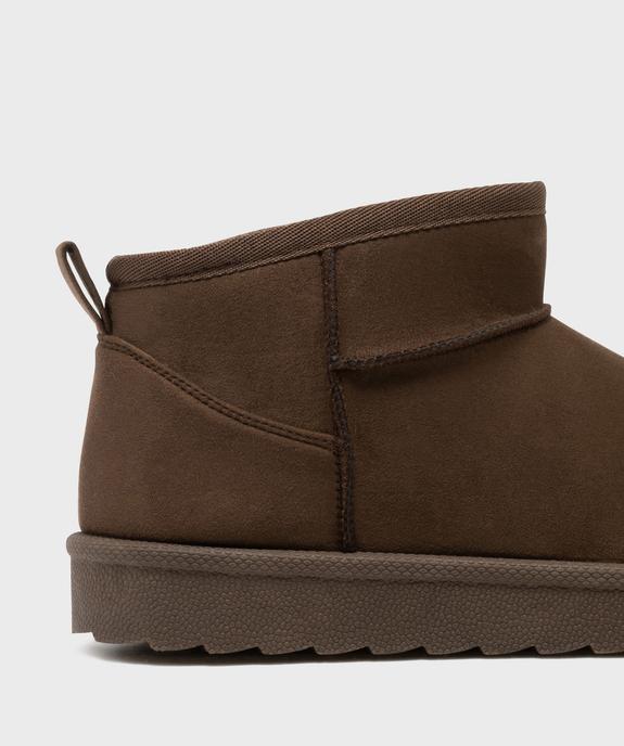 Boots fourrés sur semelle crantée femme - 5 Miles vue6 - 5 MILES - GEMO