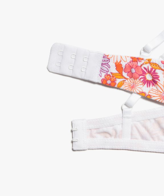 Soutien-gorge fille avec bonnets paddés  vue2 - GEMO 4G FILLE - GEMO