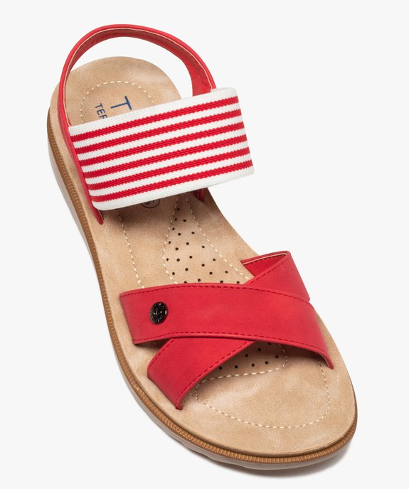 Sandales femme à brides élastiquées – Terre de Marins vue5 - TERRE DE MARINS - GEMO