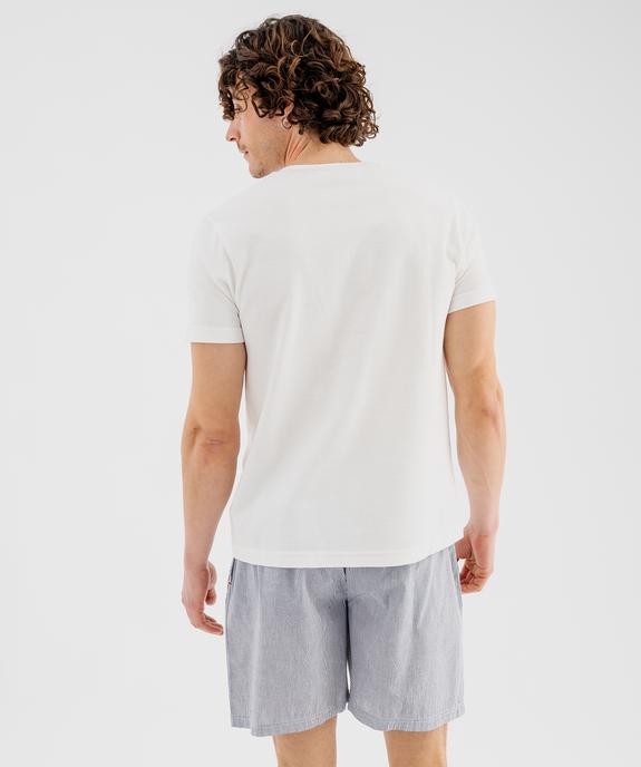 Pyjashort à bas rayé homme - LuluCastagnette vue4 - LULUCASTAGNETTE - GEMO