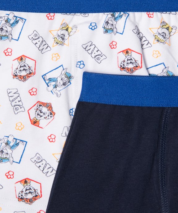 Boxers assortis à motifs garçon (lot de 2) - Pat Patrouille vue2 - PAT PATROUILLE - GEMO